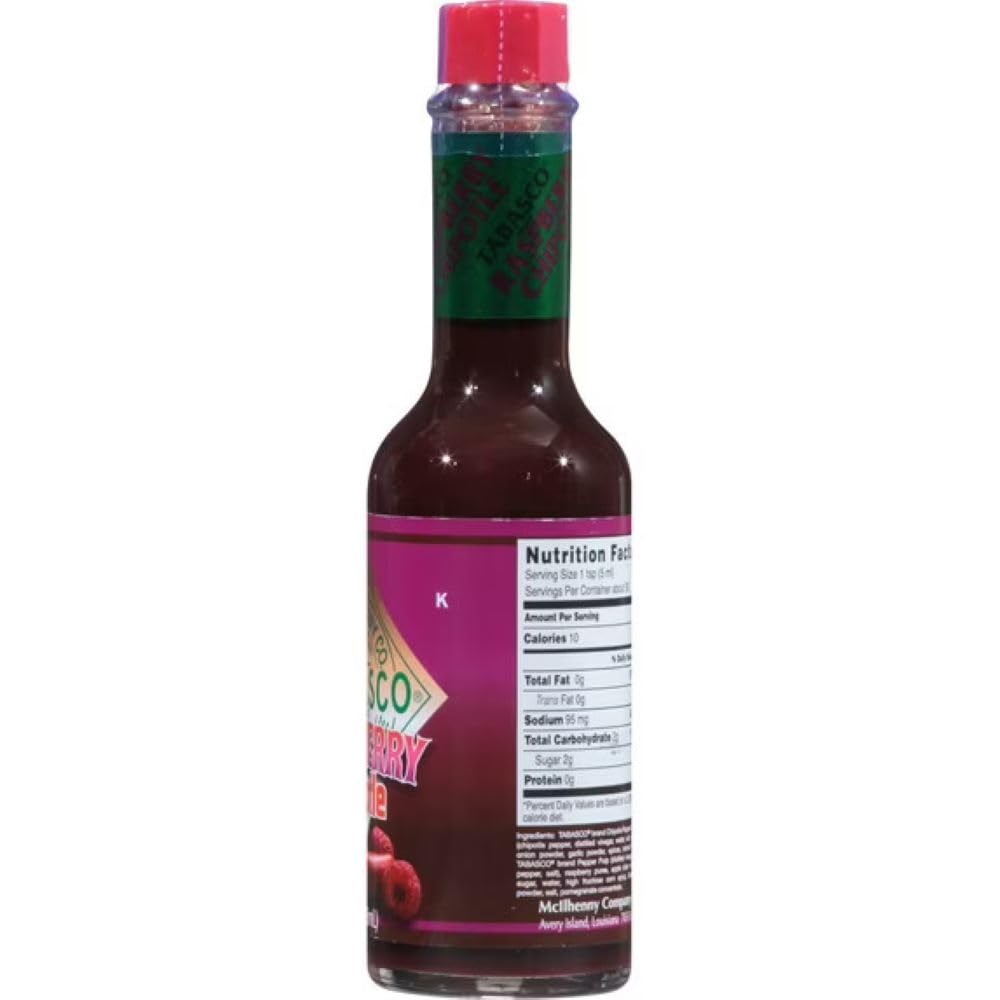 Detalle 2 de TABASCO Raspberry Chipotle Sauce – 148 ml Glasflasche: fruchtig-rauchige Chili-Sauce