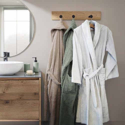Detalle 1 de Douceur d'Intérieur Peignoir de Bain 100% Coton – Tendresse Bois de Rose