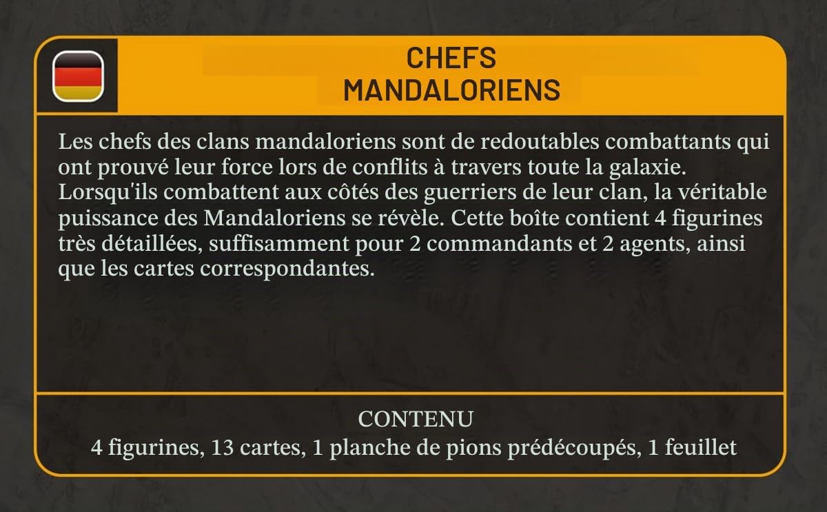 Thumbnail 4 de Asmodee Star Wars: Legion – Mandalorian Leaders, uitbreiding met 4 miniaturen