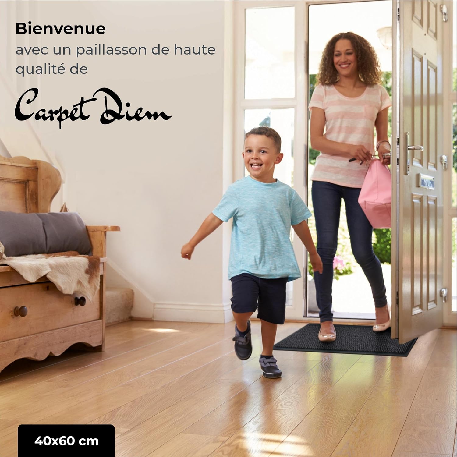 Thumbnail 1 de Carpet Diem Paillasson Intérieur 40x60 Anthracite