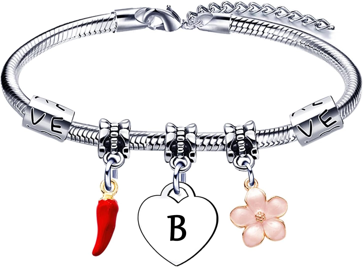 Thumbnail 6 de GUOYU Bracciale con Lettera Iniziale: Braccialetto Donna, Regalo di Classe per Ogni Occasione