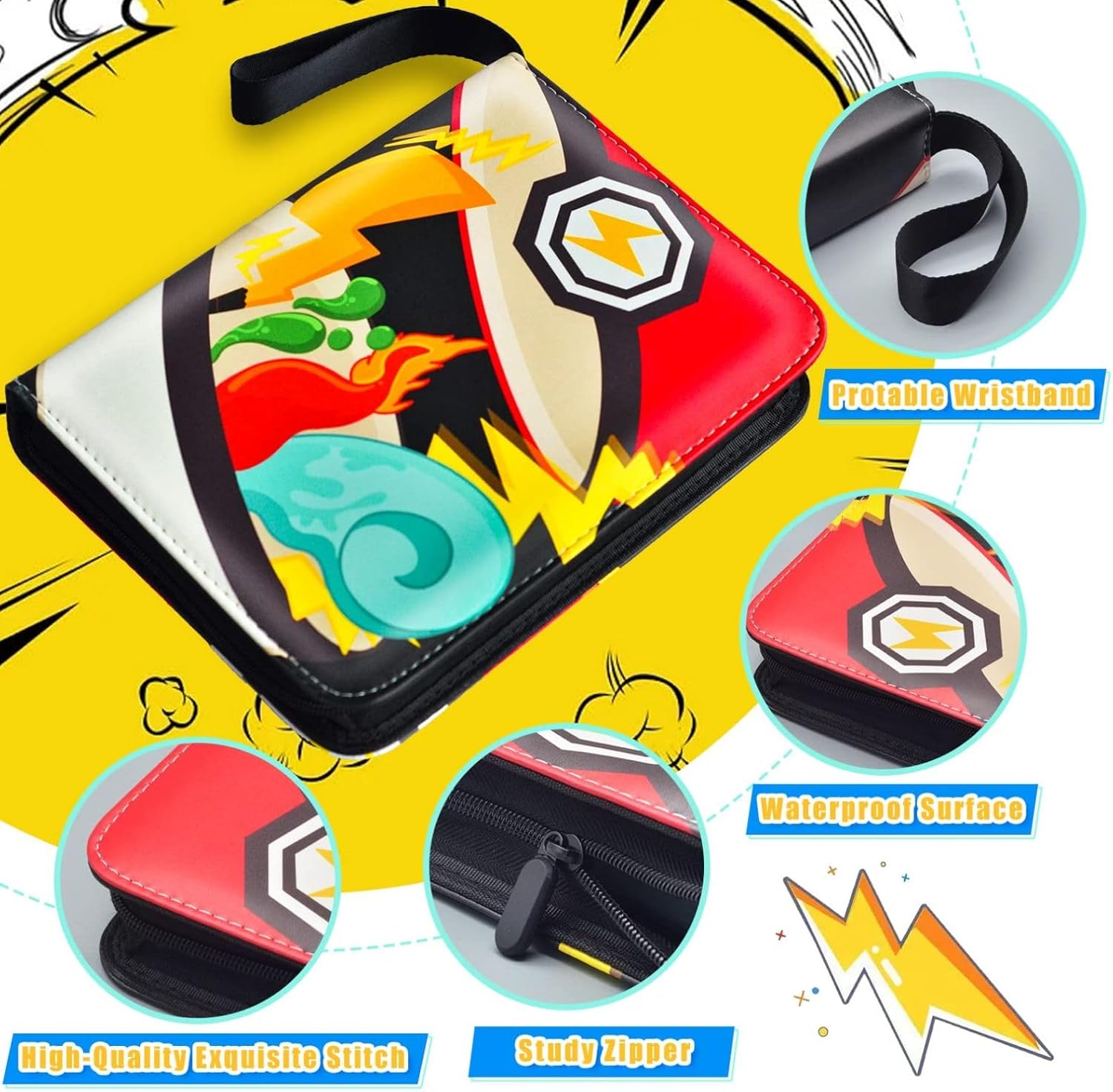 Thumbnail 1 de Card Binder for Pokemon 480-Pocket, 60 Pages 📚