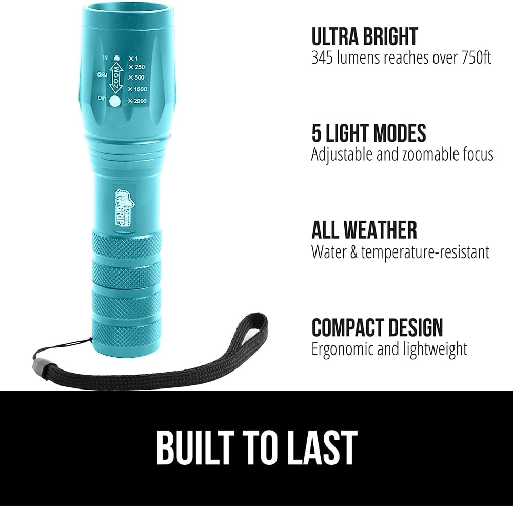 Detalle 2 de GORILLA GRIP LED Flashlight 345 Lumens