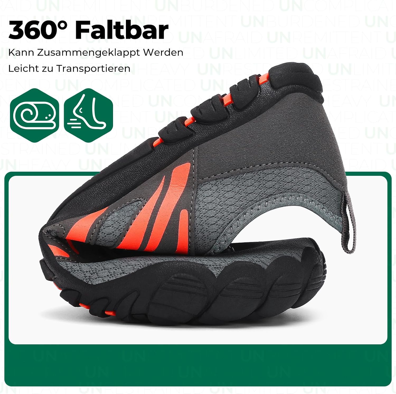 Thumbnail 6 de SAGUARO Herren Barfußschuhe Leicht, atmungsaktiv & schnell trocknend mit breiter Zehenbox (Gr. 39–48)