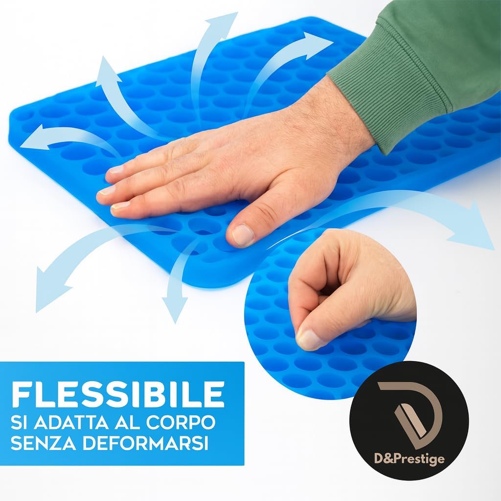 Thumbnail 6 de Cuscino ergonomico in gel con rivestimento sfoderabile e lavabile per sedia (Comfort antidolorifico) – traspirante anti-calore