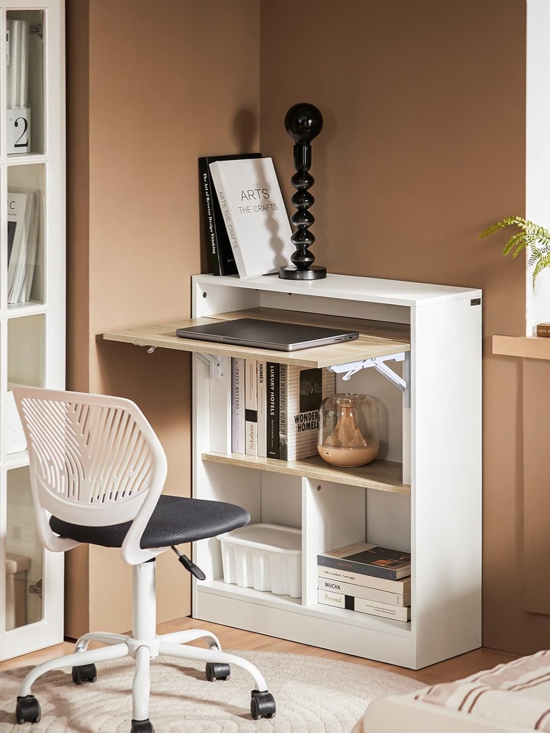 Thumbnail 1 de SoBuy FWT104-WN bureau gaming 70x57x85 cm