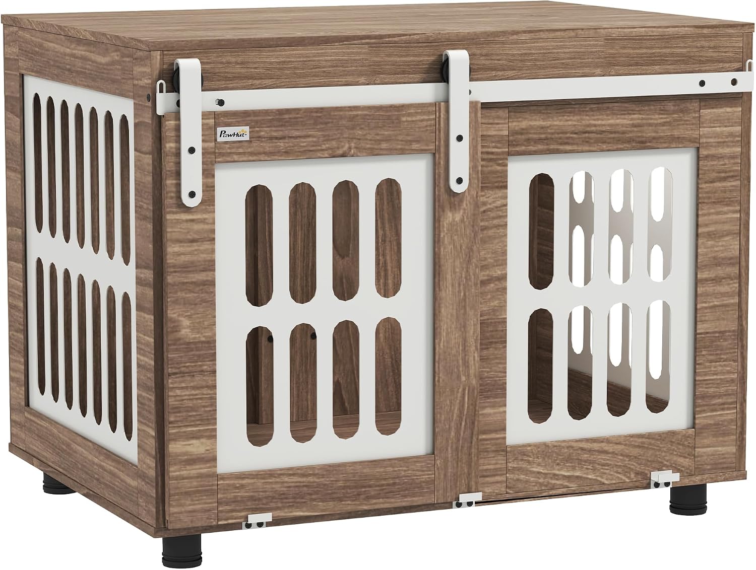 Detalle de PawHut meuble cage pour chien 80 x 59