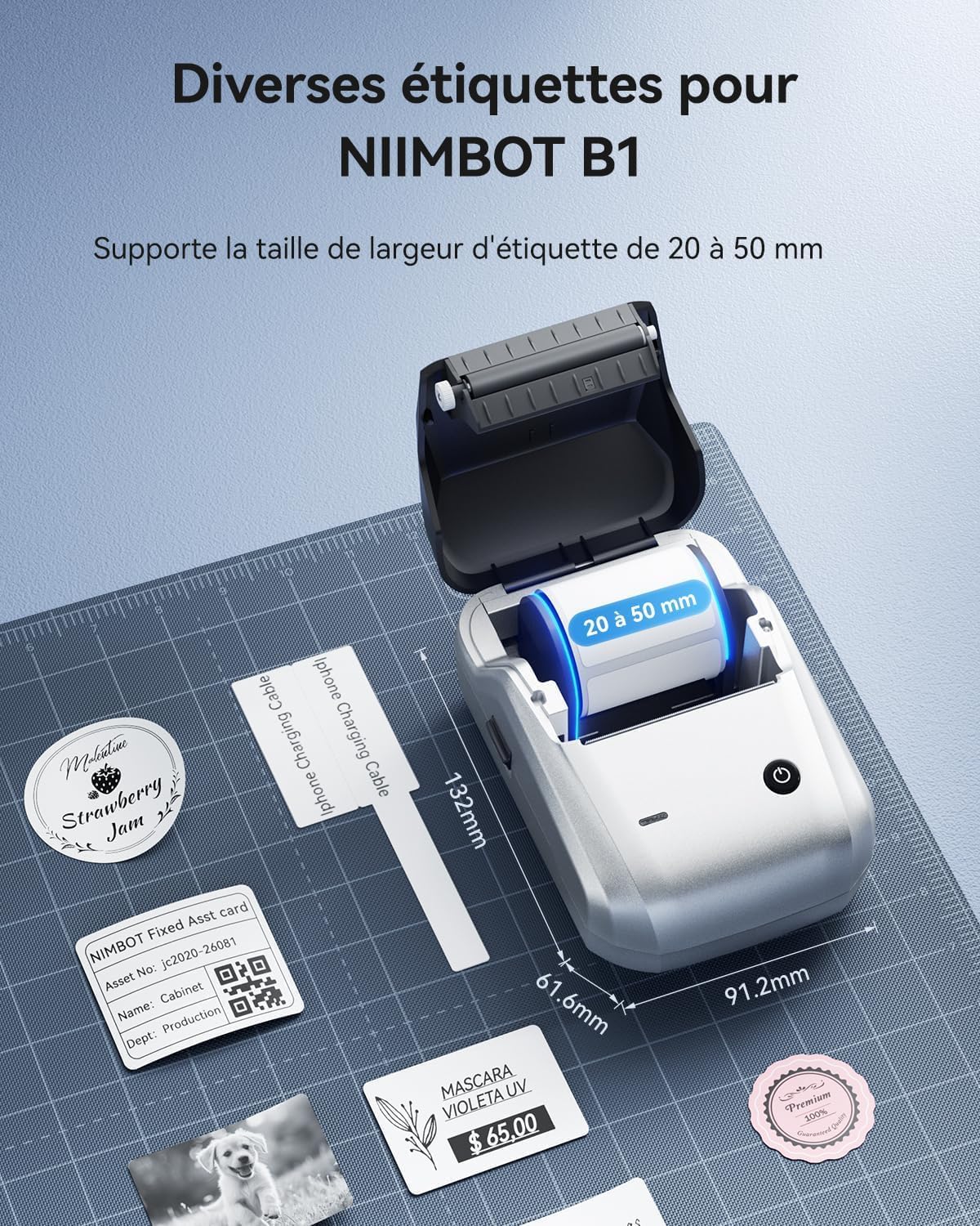 Thumbnail 6 de NIIMBOT B1 étiqueteuse thermique 2 pouces