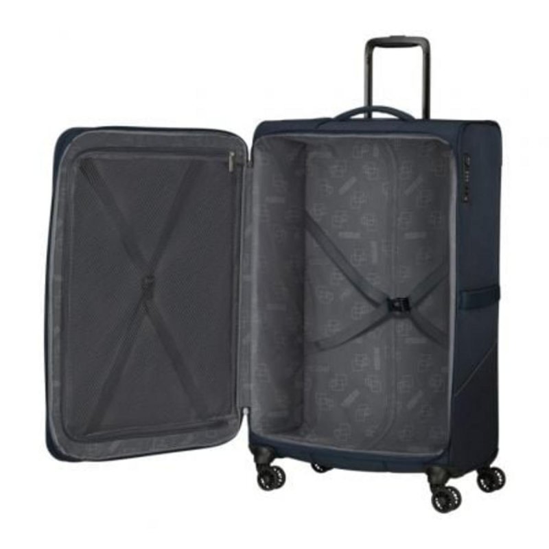Detalle 2 de Maleta American Tourister SummerRide 80 cm Azul Marino 111 L TSA Expandible 4 Ruedas