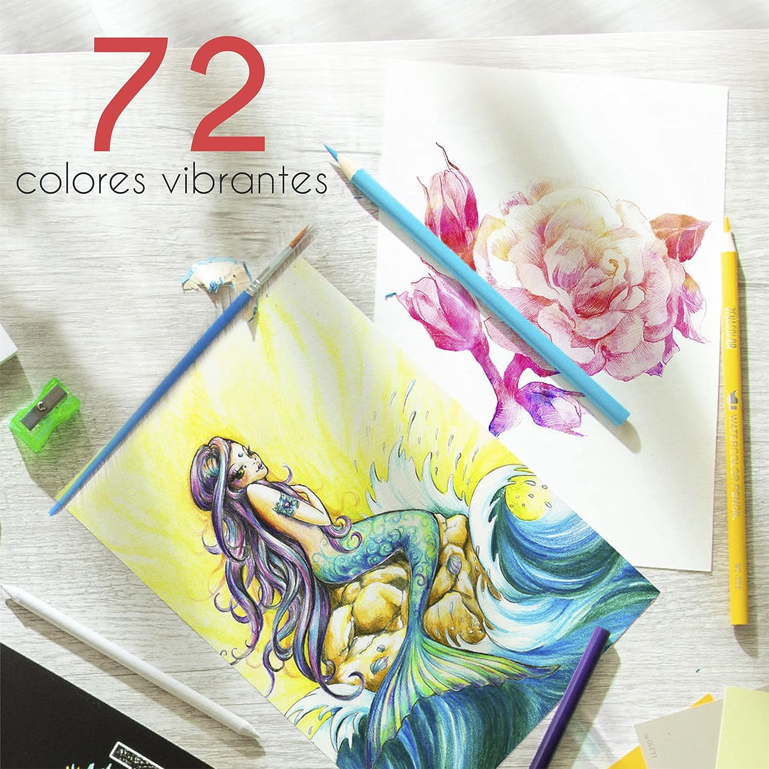 Thumbnail 3 de Zenacolor 72 Lapices Acuarelables Kit