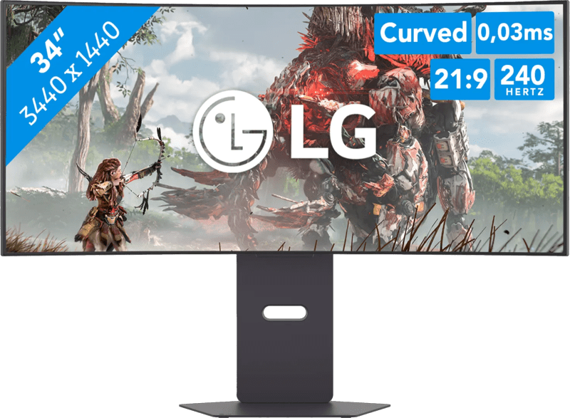 Detalle de LG UltraGear OLED 34GX900A-B – Ultrawide-Gaming-Monitor mit OLED‑Panel