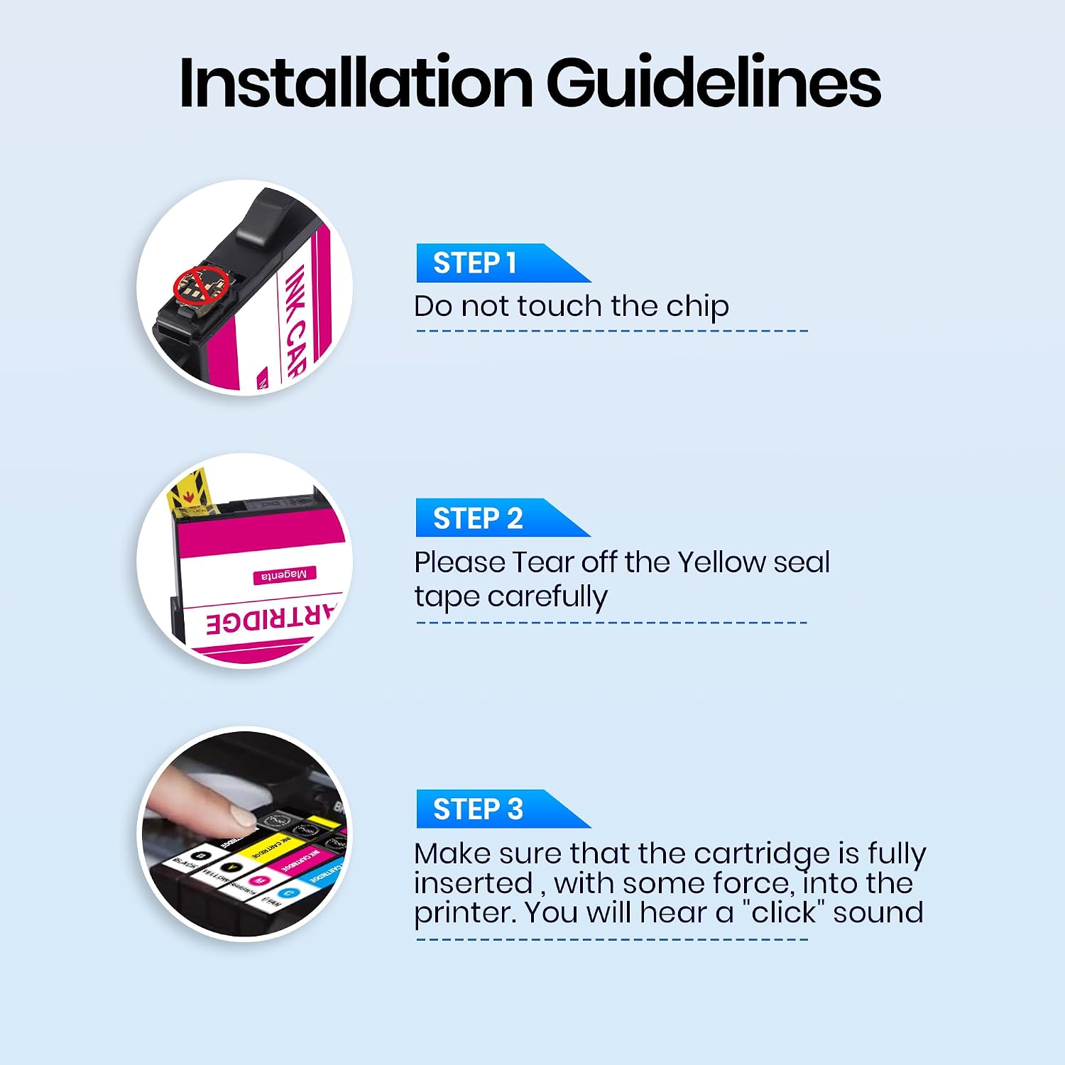 Thumbnail 3 de Gureef 604XL Ink Cartridges for Epson XP-3200/XP-2205