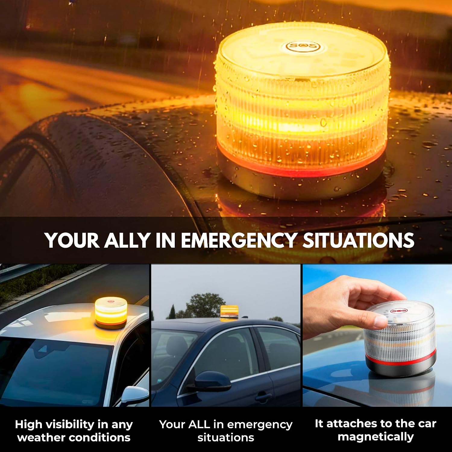 Detalle de MAGIC SELECT Luce di Emergenza V16 DGT 3.0 Omologata con Geolocalizzazione