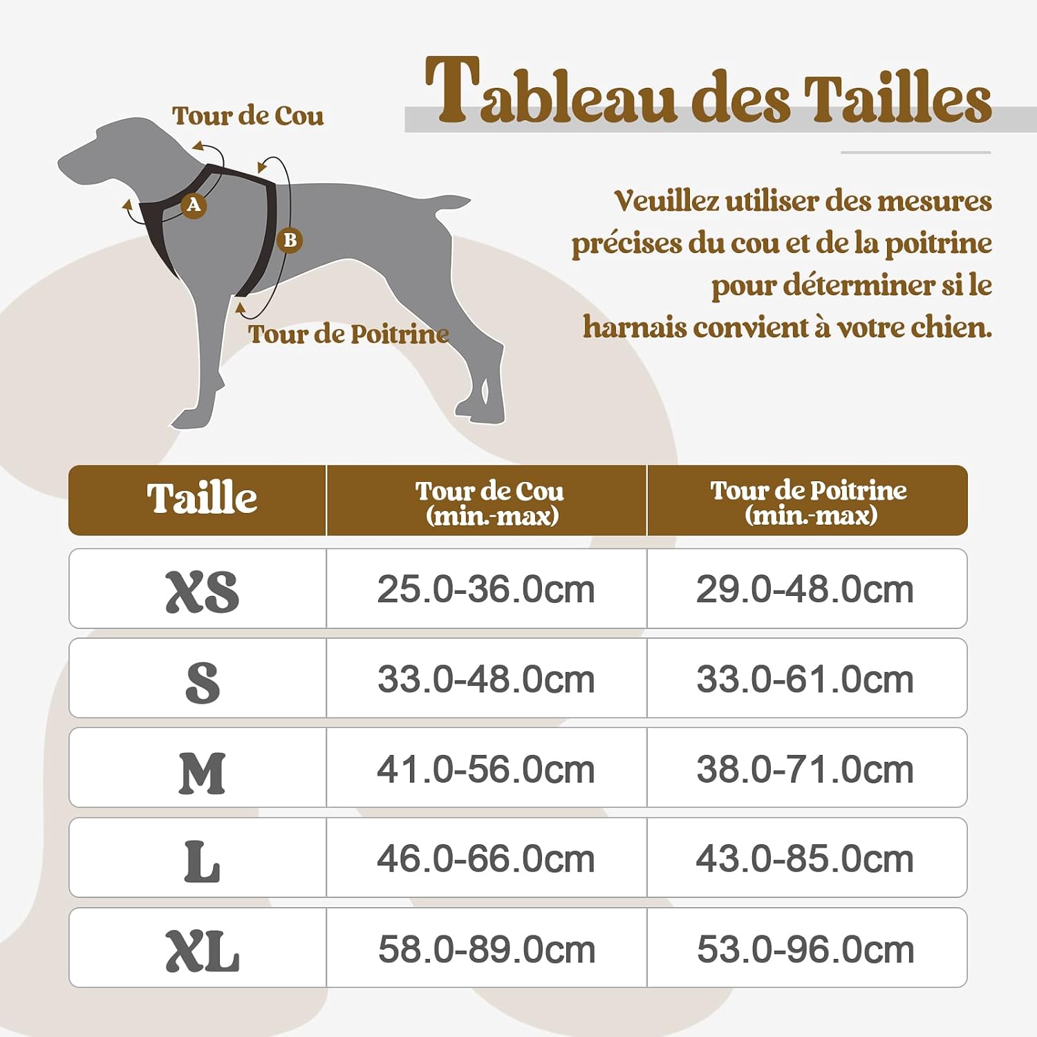 Detalle 2 de rabbitgoo Harnais chien anti-traction L avec poignée