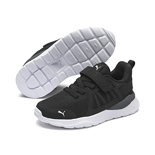 Detalle de PUMA Unisex Kids Anzarun Lite AC INF Zapatillas (Puma Black / Puma White) 24 EU