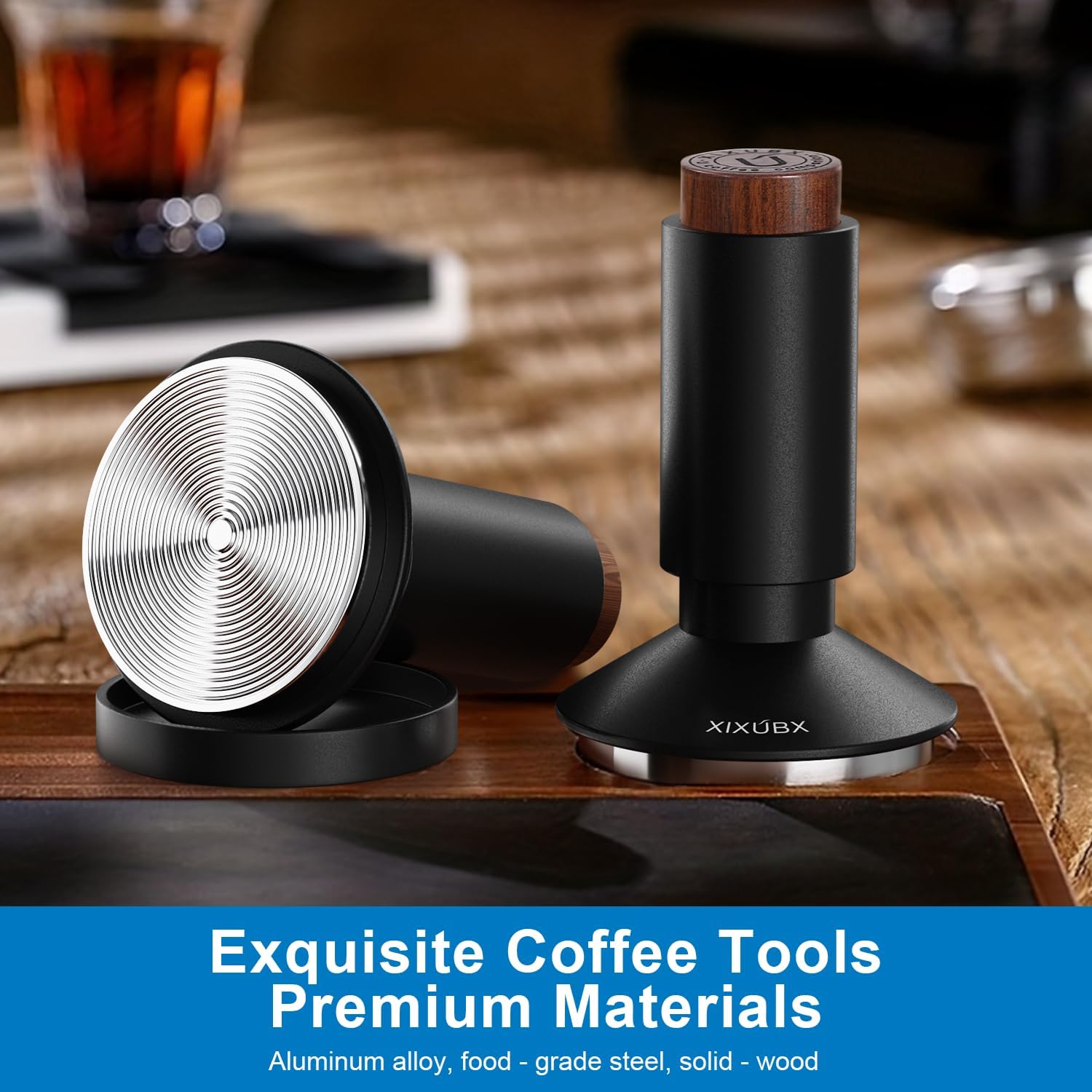 Detalle de XIXUBX Espresso Tamper and WDT Tool, 58.35 mm
