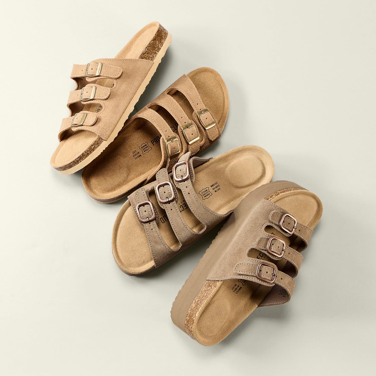 Detalle de Project Cloud Leather Sandals