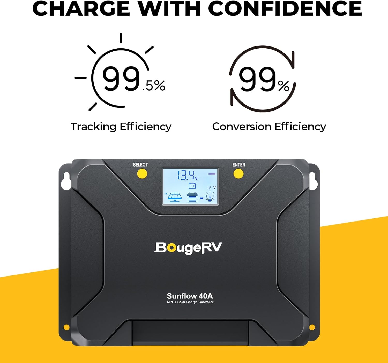 Thumbnail 5 de BougeRV Sunflow 40A MPPT Solar Charge Controller