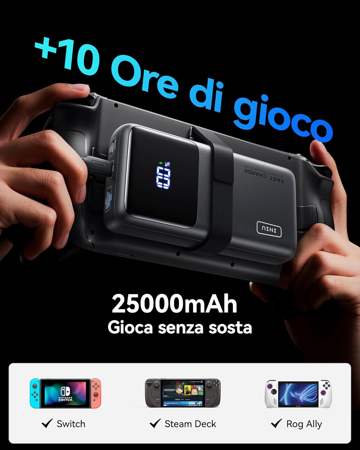 Thumbnail 1 de INIU Laptop Power Bank 100W 🔌