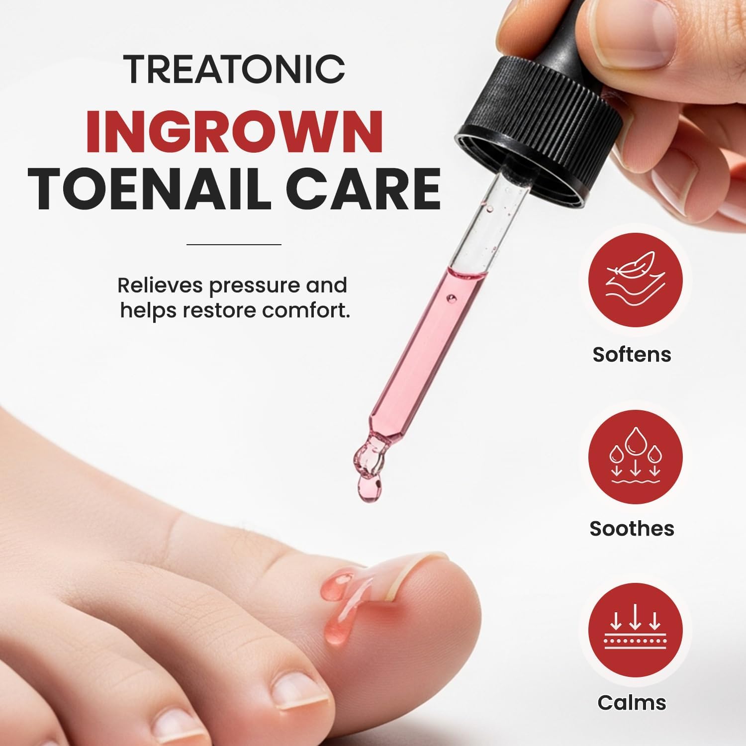 Detalle de Ingrown Toenail Treatment Kit with Silicone Gel Toe Caps