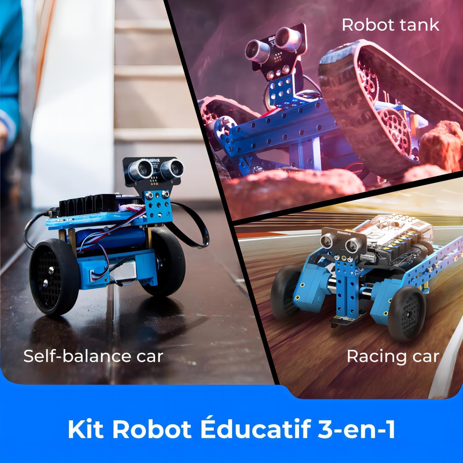 Thumbnail 1 de Makeblock mBot Ranger Kit Robot Programmable 3 en 1 — Initiation avancée à la robotique et au codage
