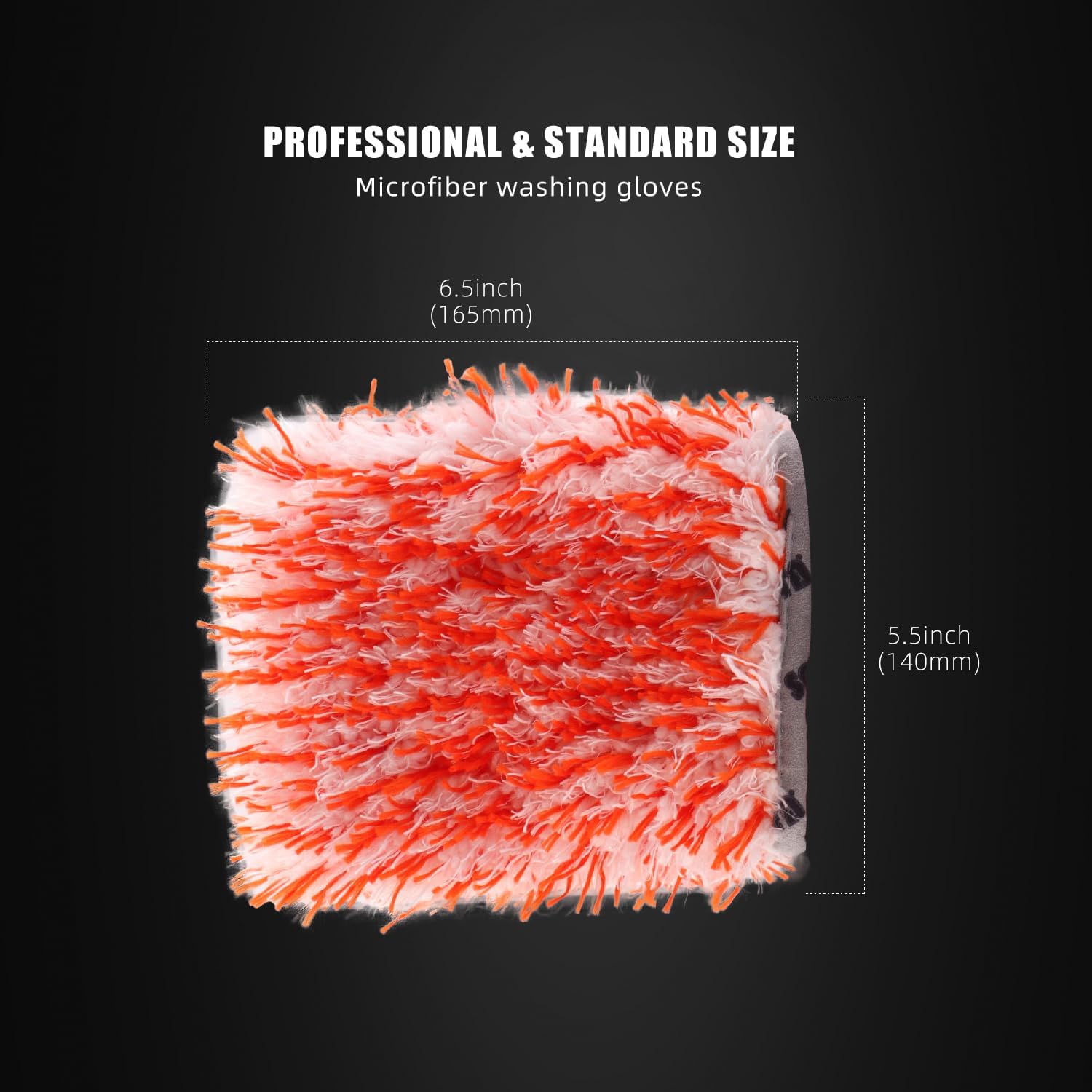 Detalle 2 de SPTA Microfiber Car Wash Mitt 6.5x5.5 in 🧽