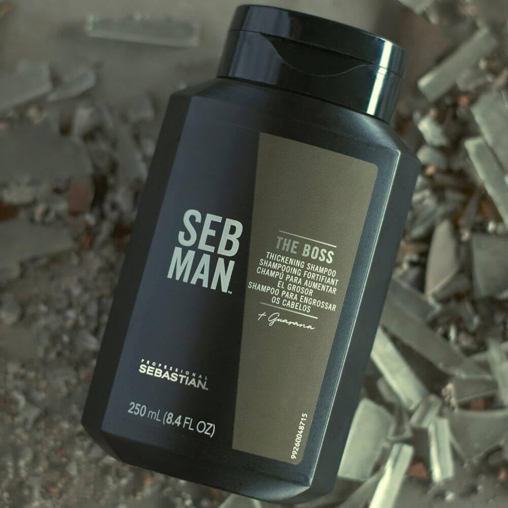 Detalle 2 de Seb Man The Boss Thickening Shampoo 1000 ml: analisi pratica per chi vuole capelli più pieni