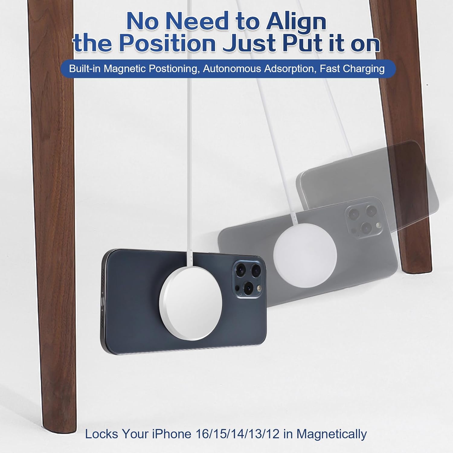 Thumbnail 6 de Magnetic Wireless Charger for iPhone 16 2-Pack