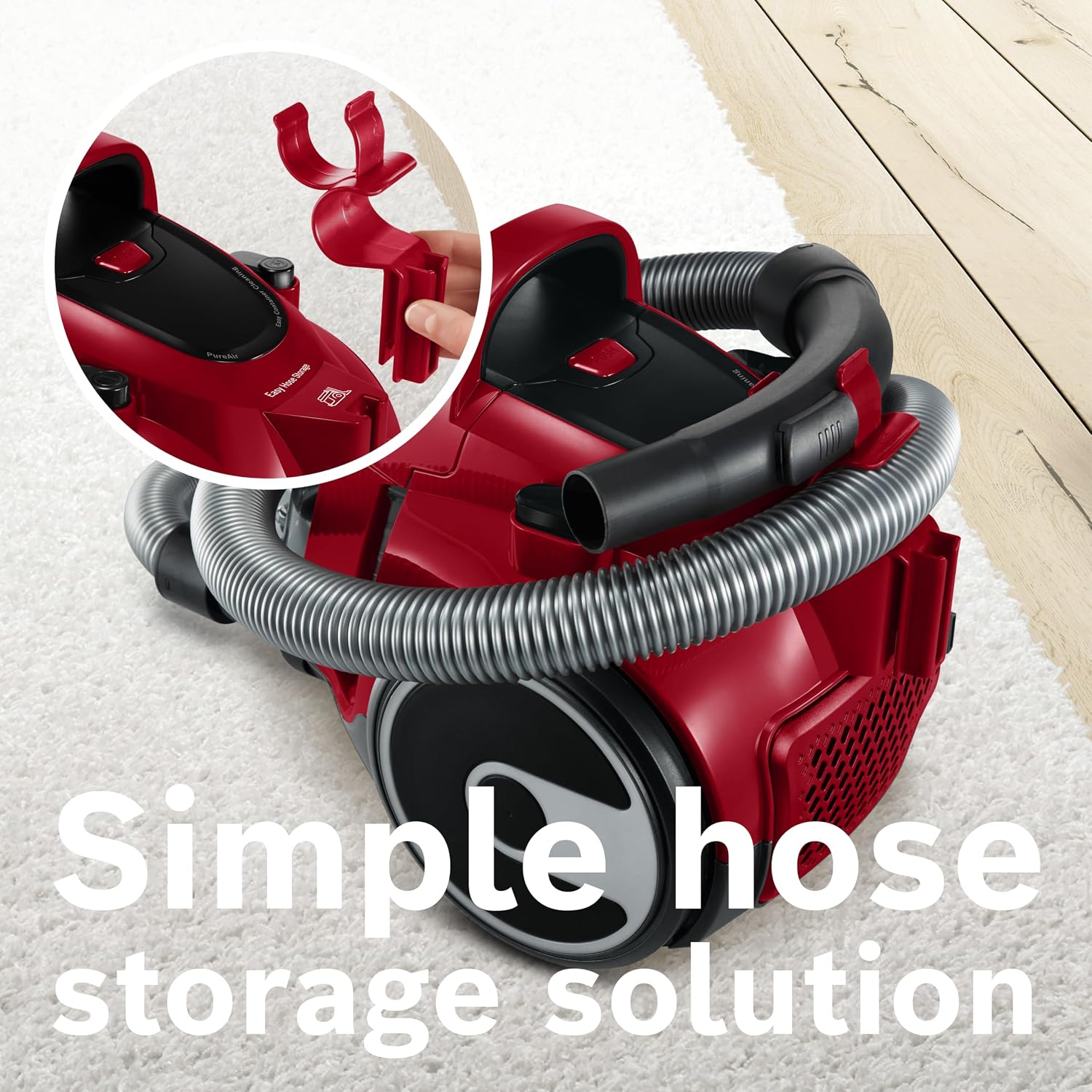 Detalle de Bosch Serie | 2 BGC05AAA2 stofzuiger zonder zak, compact met HEPA H12-filter