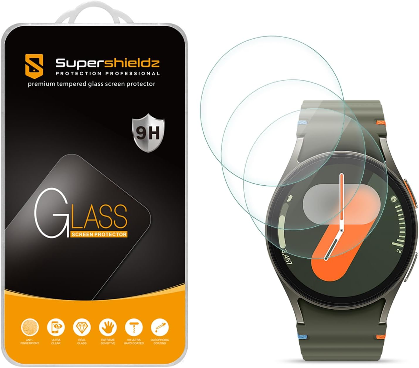 Detalle de Supershieldz (3 Pack) 40mm screen protector