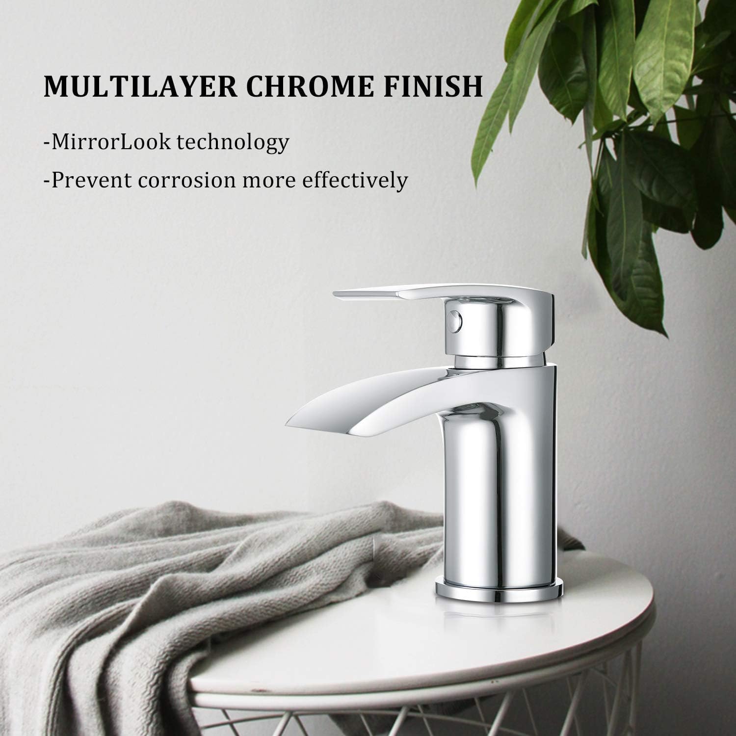 Thumbnail 3 de Funime Basin Tap Mixer Waterfall