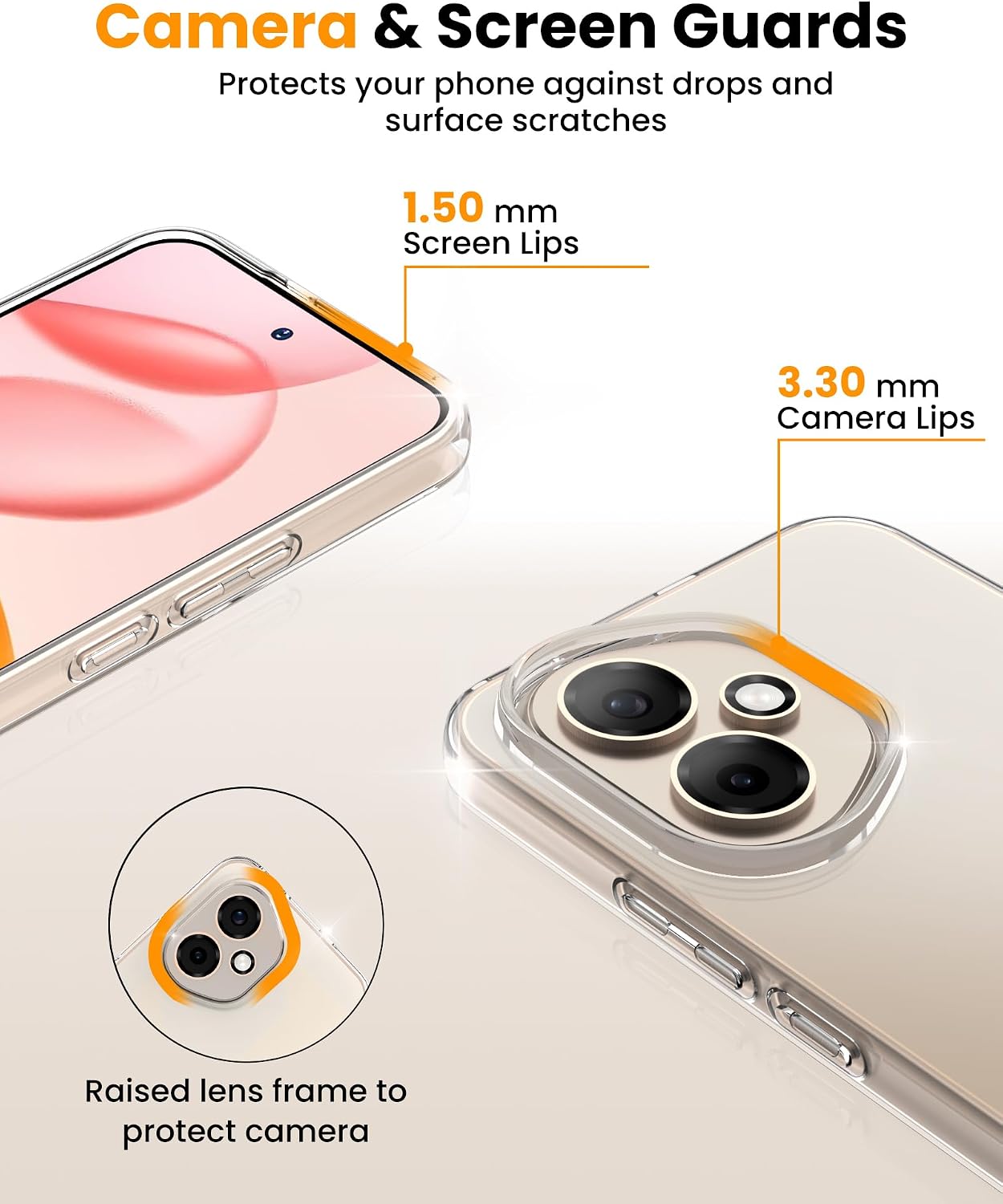 Detalle 2 de ACRONIX Cover trasparente in TPU per Honor 400 5G (non per 400 Lite) con protezione antiurto