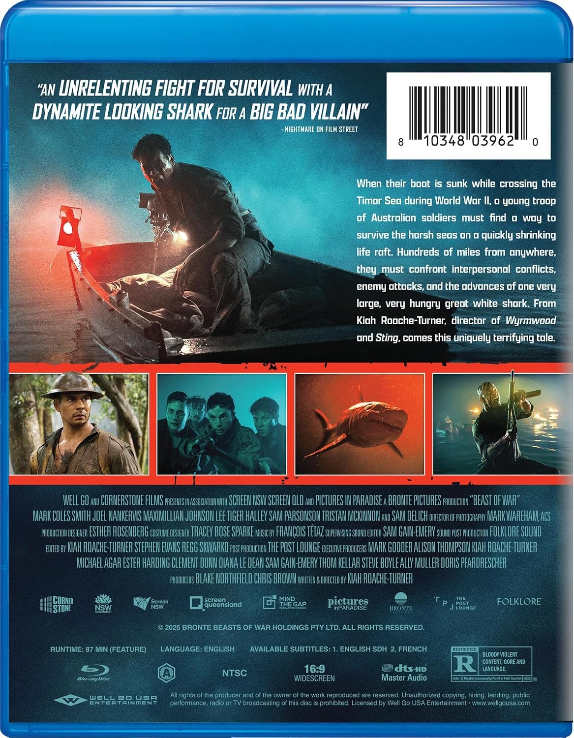 Detalle de Beast of War Blu-ray: World War II Survival Horror and Suspense