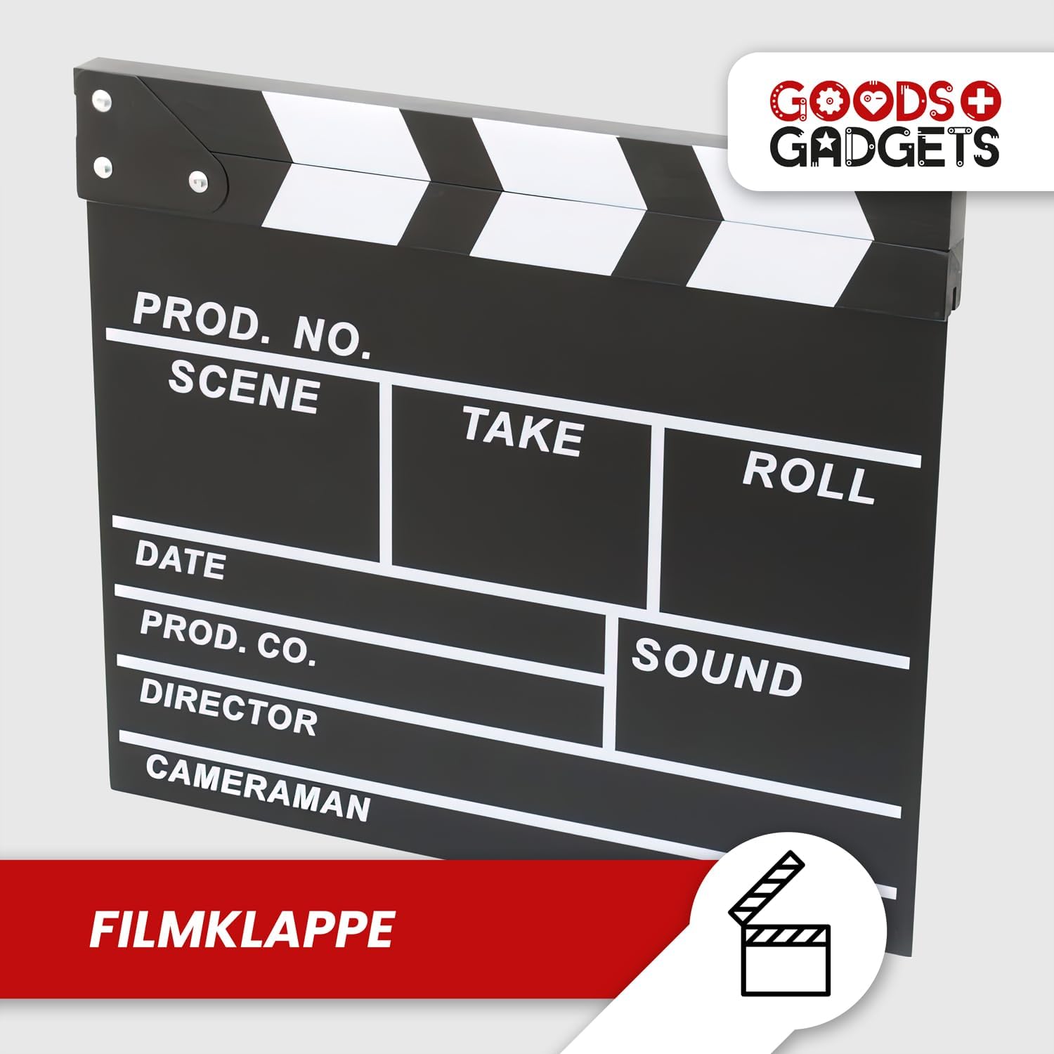 Detalle de GOODS+GADGETS Clapet de Film XXL – Requis Hollywood pour déco cinéma