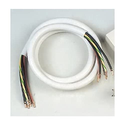 Detalle 2 de Kopp Herdanschlussleitung H05VV-F 5G 2,5 mm², 5 m, weiß – zuverlässige Elektroinstallation