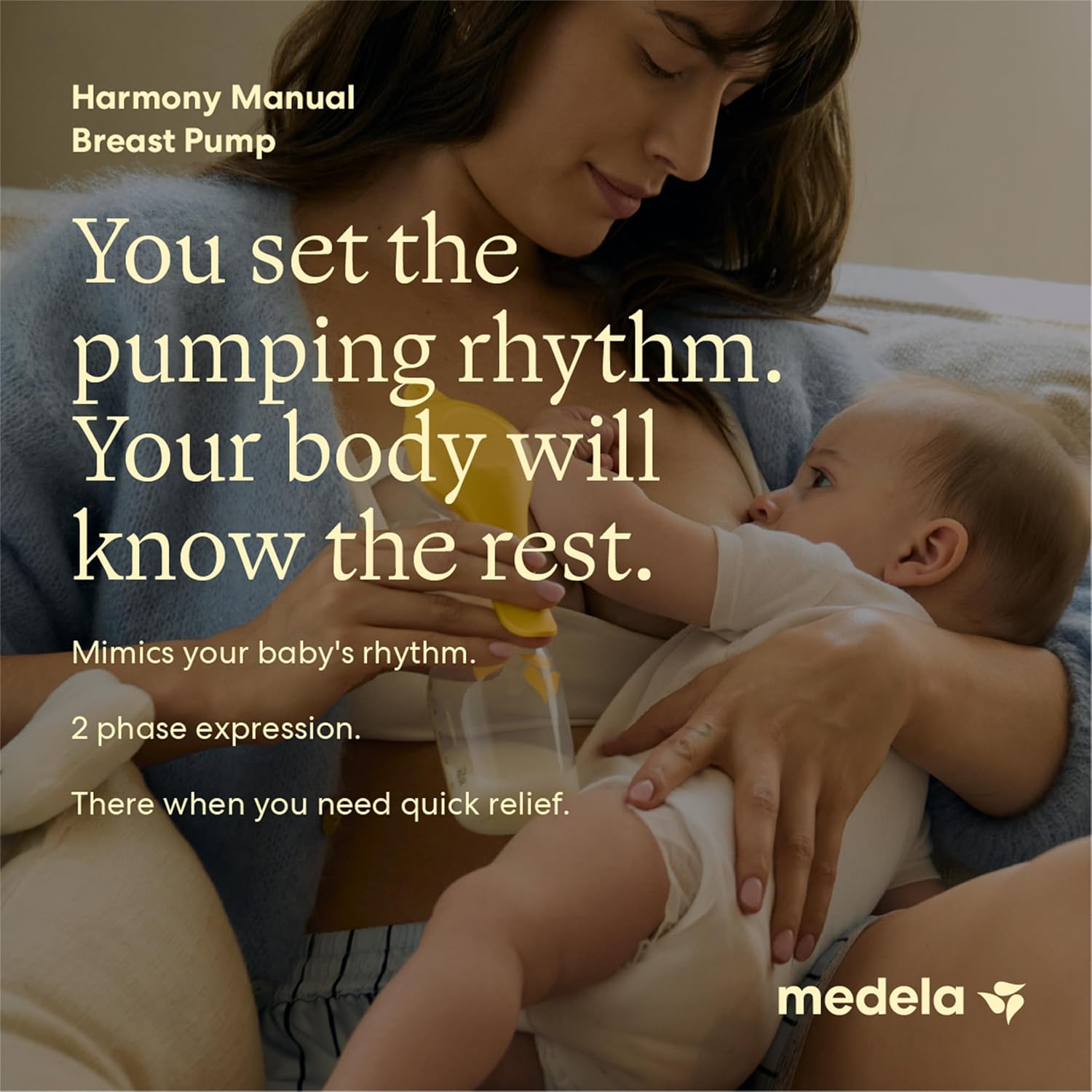 Detalle 2 de Medela Harmony manual breast pump 150 ml