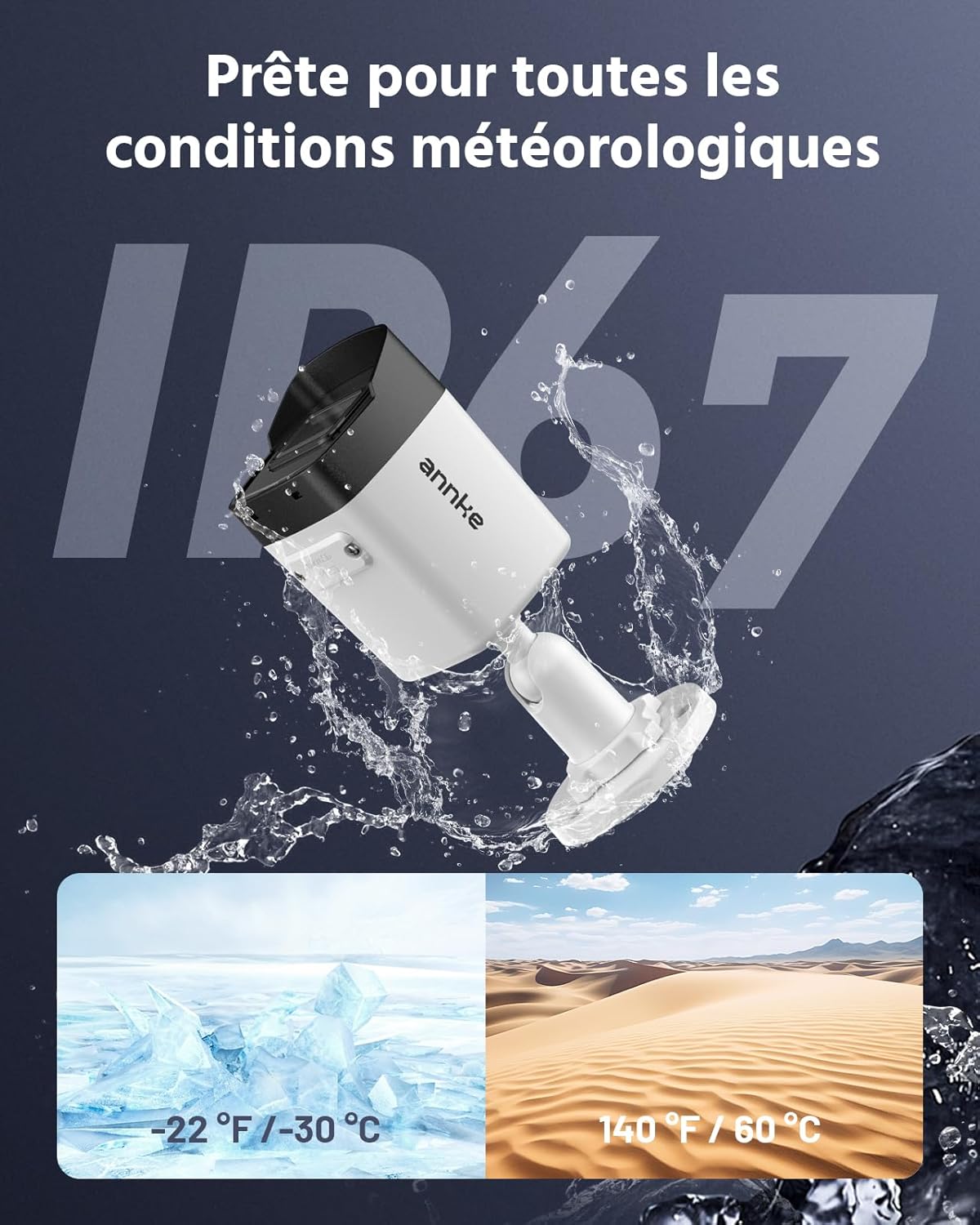 Thumbnail 6 de ANNKE H500 Bullet 5MP Système de surveillance 8CH 2To