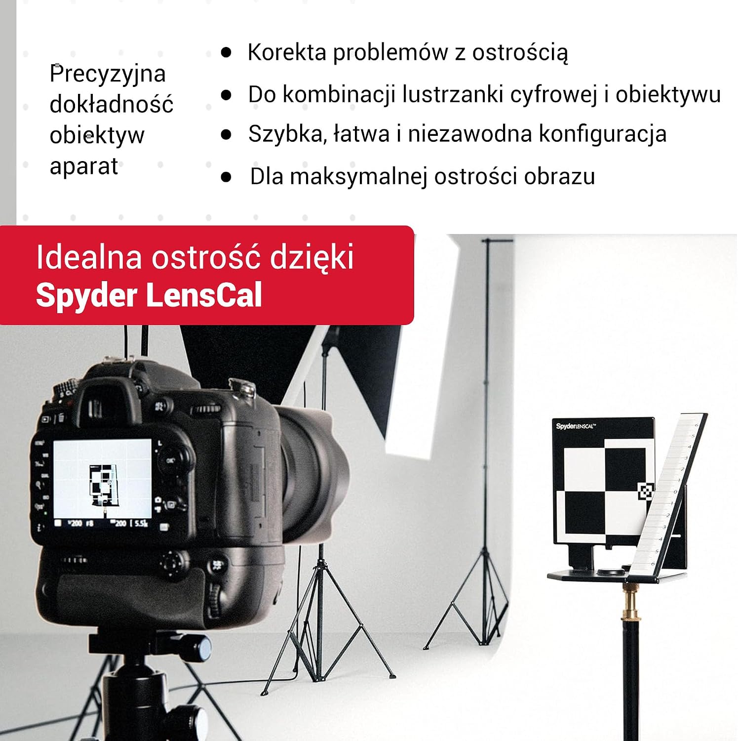 Detalle de Datacolor Spyder X2 Photo Studio Kit – zestaw do kontroli kolorów i ostrości