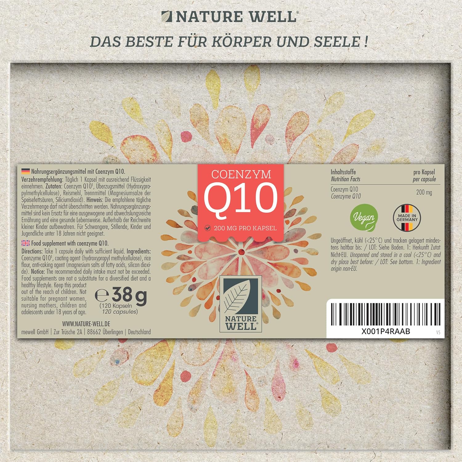 Thumbnail 5 de Q10 Kapseln hochdosiert 120x 200 mg