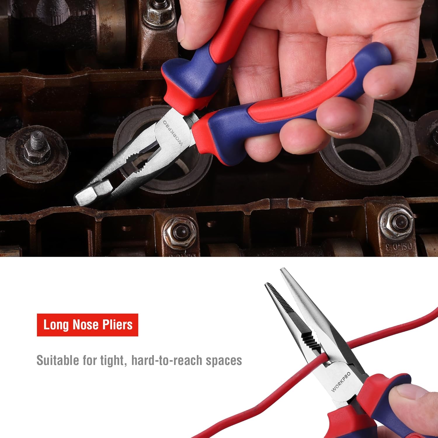 Thumbnail 2 de WORKPRO 4-Piece Pliers Set