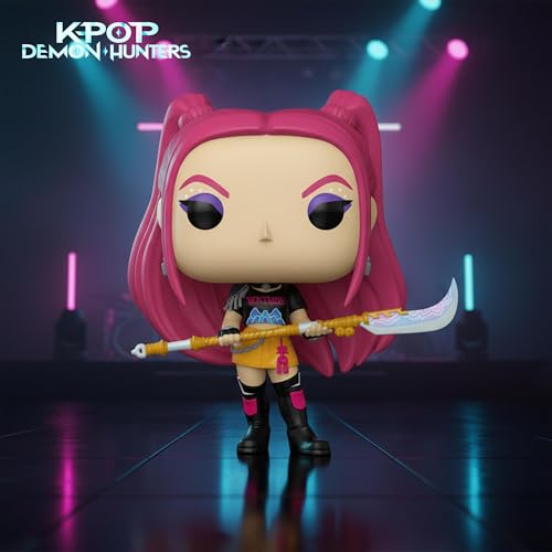 Detalle de Funko Pop Animation KPOP Demon Hunters – Mira (figura de vinilo coleccionable)