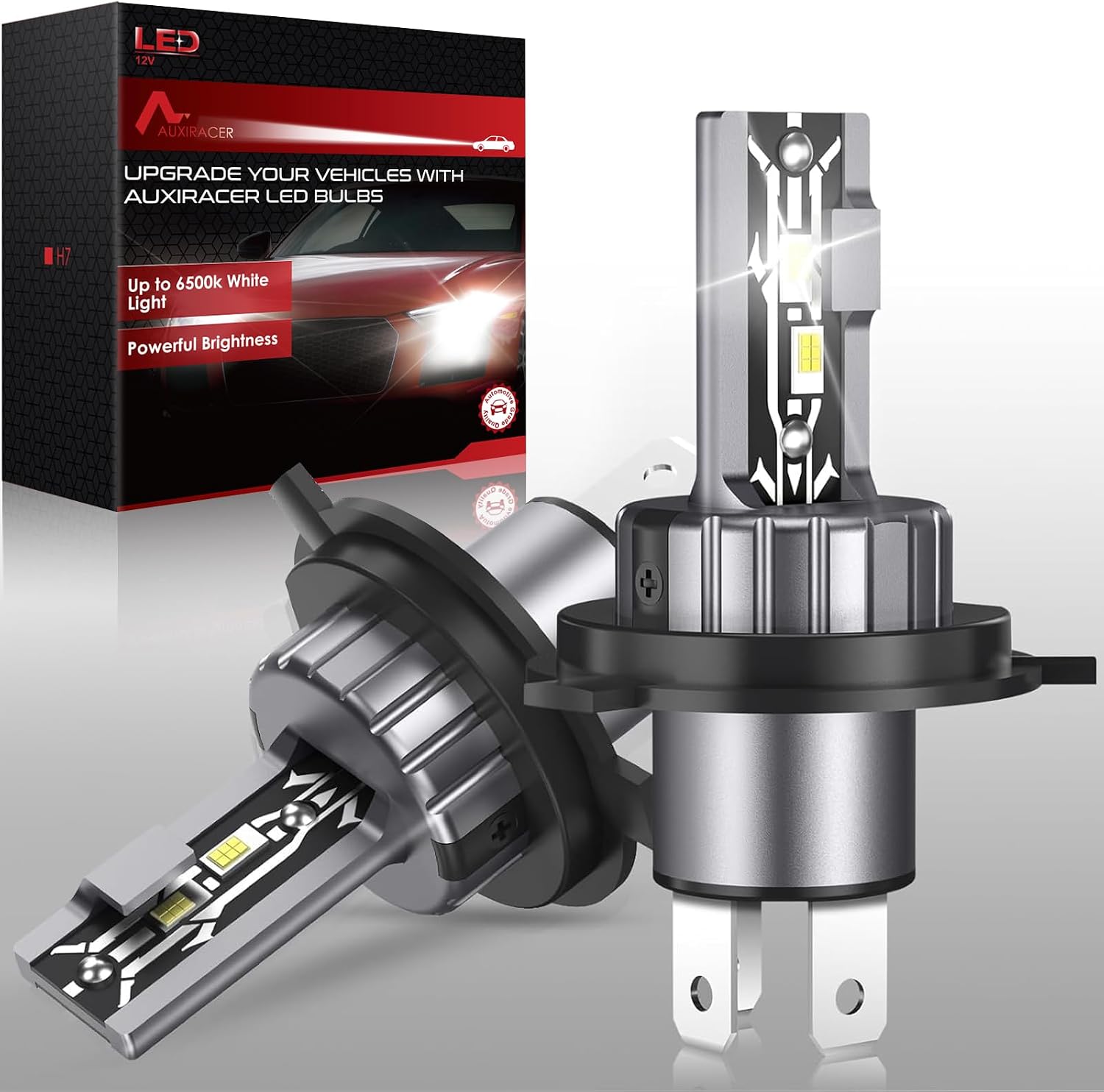 Detalle de AUXIRACER H4 LED 80 W lampadina auto 6500 K