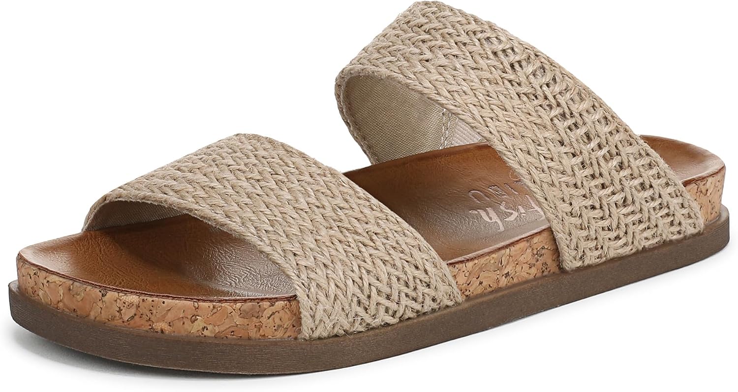 Detalle de Blowfish Malibu Leah Flat Slide Sandal — Everyday Slip-On Comfort for Warm Days