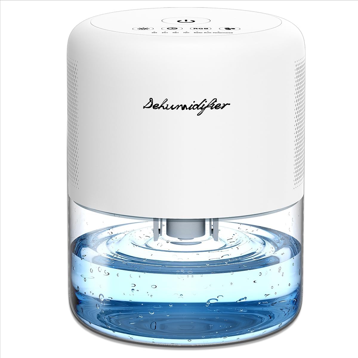 NeedDuck Portable Dehumidifier for Home (Small, Quiet) with Auto Defrost, Auto Shutoff, 44OZ Tank & Timer