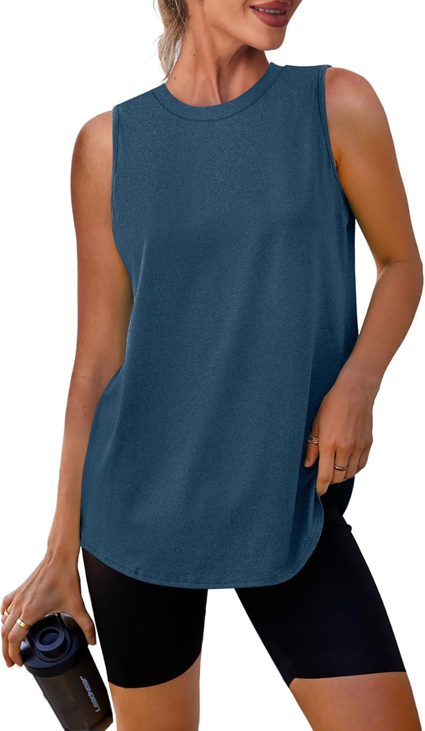 Detalle 2 de XIEERDUO Gym Tops for Women UK: Lightweight, Loose-Fit Sleeveless Training Vest