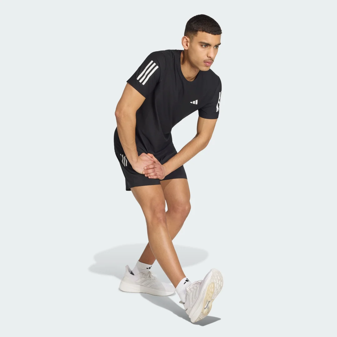Detalle de Camiseta Own the Run de Adidas (Negro)