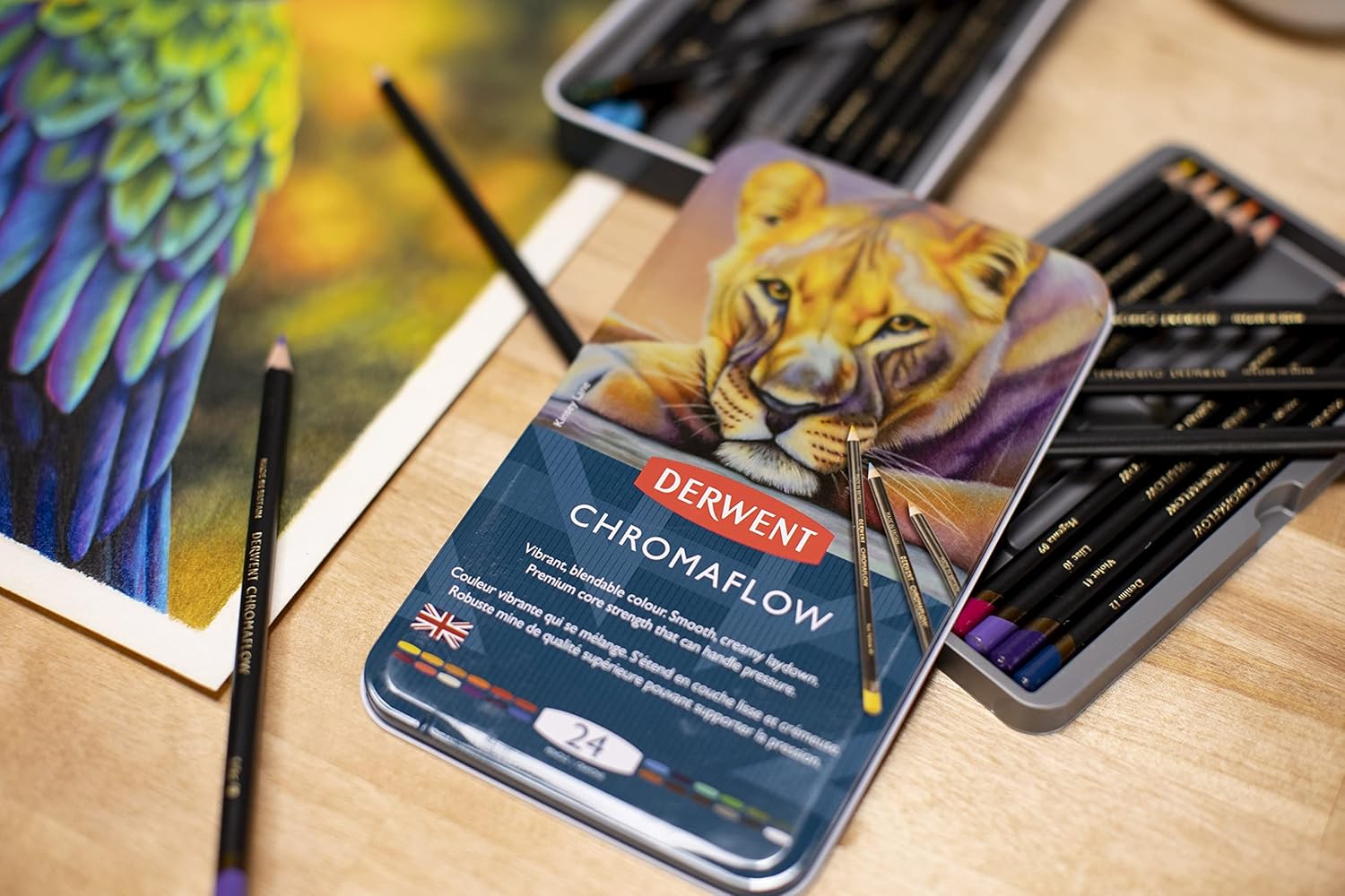 Thumbnail 7 de Derwent Chromaflow 2305857 Estuche 24 lápices 3.5mm 🎨