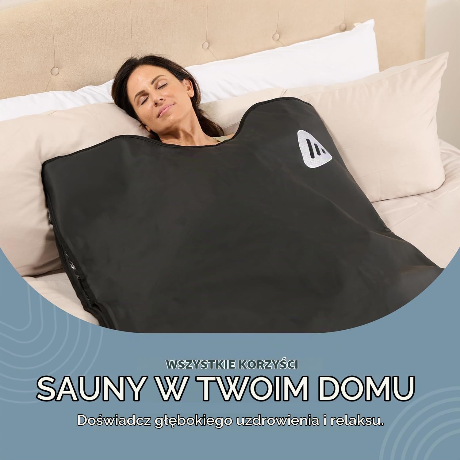 Thumbnail 6 de LifePro Rejuvawrap LP-RJVWR-BLK – koc do sauny na podczerwień 25–80°C