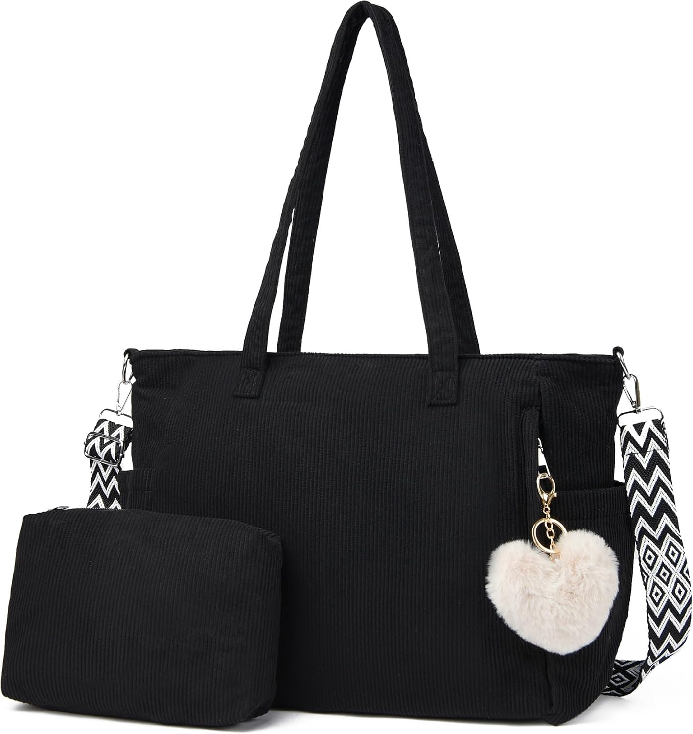 Thumbnail 6 de Makukke Corduroy ribfluwelen shopper met ritssluiting, 44 x 32 x 16 cm
