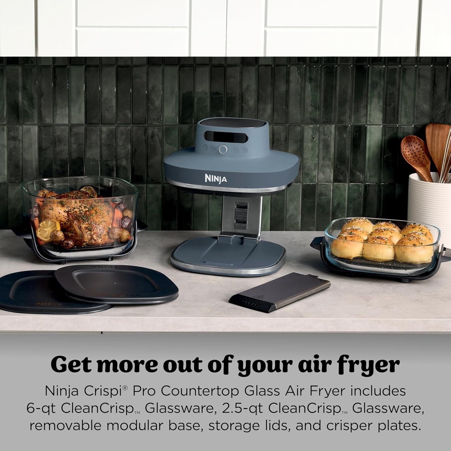 Detalle de Ninja Crispi Pro 6-Quart Glass Air Fryer